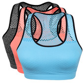 Αθλητικό σουτιέν Quick Dry Mesh για γυναίκες Ασύρματο Αθλητικό σουτιέν Push Up Κορυφαίο σουτιέν γυμναστικής αντικραδασμικό Σουτιέν γυμναστικής Αφαιρούμενο με επένδυση γιόγκα