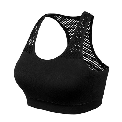Αθλητικό σουτιέν Quick Dry Mesh για γυναίκες Ασύρματο Αθλητικό σουτιέν Push Up Κορυφαίο σουτιέν γυμναστικής αντικραδασμικό Σουτιέν γυμναστικής Αφαιρούμενο με επένδυση γιόγκα