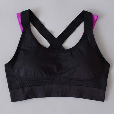 2021-es sportmelltartó Full Cup légáteresztő felső ütésálló Cross Back Push Up edzés melltartó női edzőteremben futó kocogás jóga fitnesz melltartó