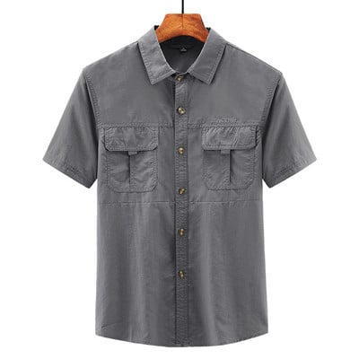 Ανδρικό πουκάμισο Combat Tactical Hiking Πουκάμισο ψαρέματος Άνδρας Quick Dry Στρατιωτικό πουκάμισο Κυνηγετικό Πουκάμισο φορτίου Ανδρικά ρούχα για ψάρεμα αναρρίχησης