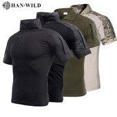 Vojne kamuflažne majice Majice muške airsoft taktičke borbene majice na otvorenom Lovačka odjeća Topovi Odjeća za vježbanje Vojna majica za planinarenje