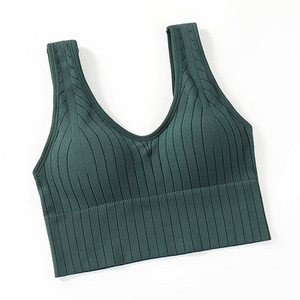 Felső Női Zökkenőmentes Sport Vágott cső felsők Szexi hátsó melltartó Női Home Base mellény Ujjatlan fehérnemű Futó Ütésálló fehérnemű