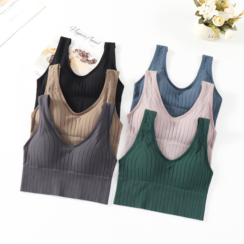 Felső Női Zökkenőmentes Sport Vágott cső felsők Szexi hátsó melltartó Női Home Base mellény Ujjatlan fehérnemű Futó Ütésálló fehérnemű