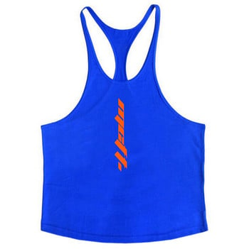 Καλοκαιρινό Thin Tank Top Sports στενό λουράκι ώμου Προπόνηση για τρέξιμο αμάνικο μπλουζάκι