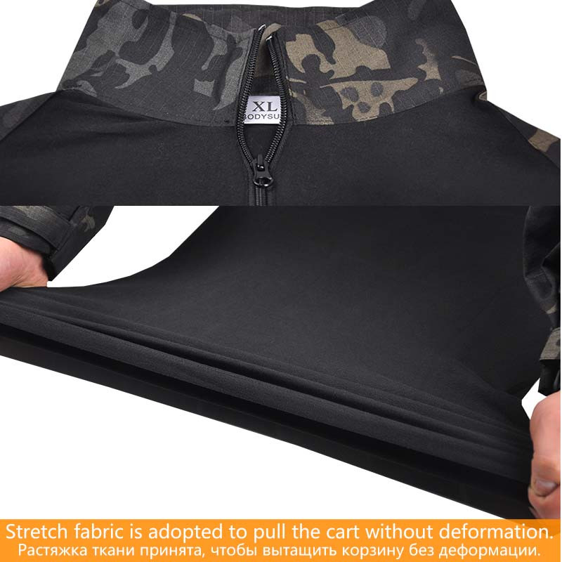 Vīriešu T krekli Airsoft Tactical T krekls Military Safari Camo Armijas kaujas krekls Tee Peintbols Vīriešu apģērbs 8XL Plus Medību apģērbs