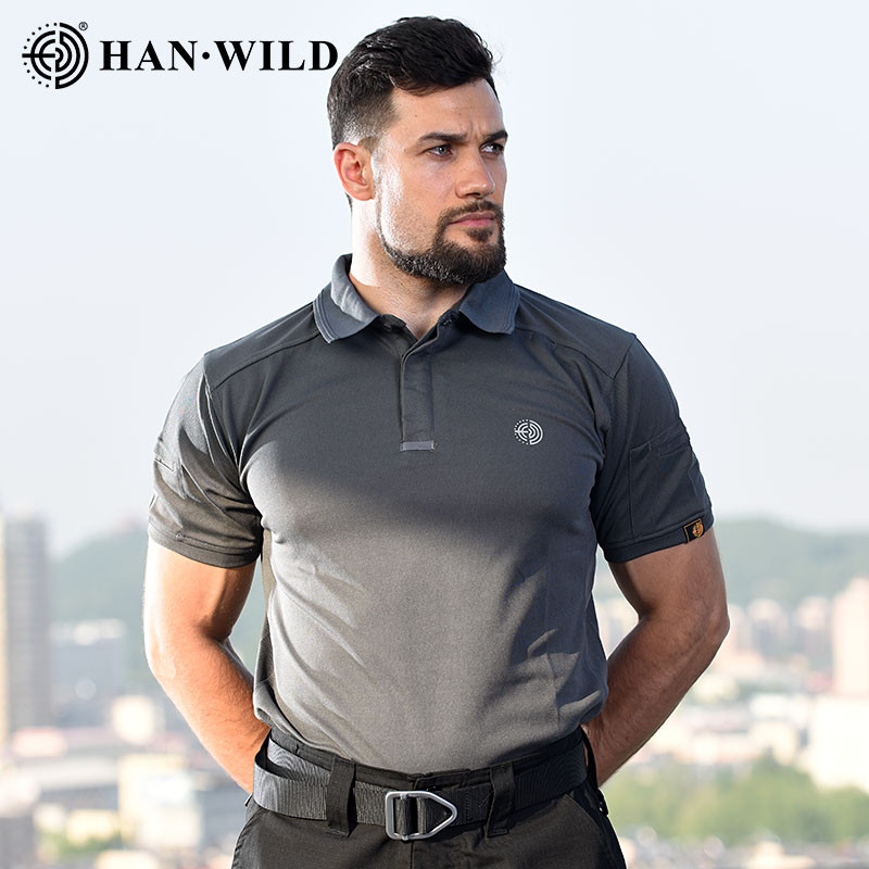 Kültéri férfi harci póló vadászat taktikai airsoft túrapóló Katonai férfi ruházat pólók Munka hadsereg ingek légáteresztő