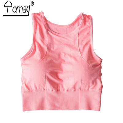 Yomay női keresztpántos hátsó sportmelltartók Camo Fast Dry, rugalmas, ütésálló párnázott edzőmelltartók, fitness jóga sportfelsők