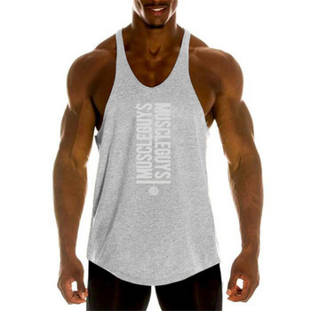 Επώνυμα ρούχα bodybuilding γυμναστήρια stringer tank top ανδρικό γιλέκο γυμναστικής ανδρικό εσώρουχο βαμβακερό φανελάκι αθλητικά