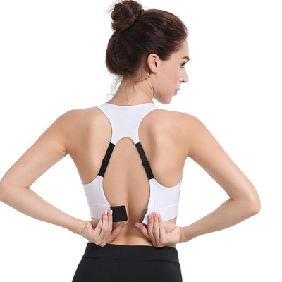 Regulējams profesionāls sieviešu triecienizturīgs sporta jogas krūšturis Push Up Running Wirefree Crop krūšturis