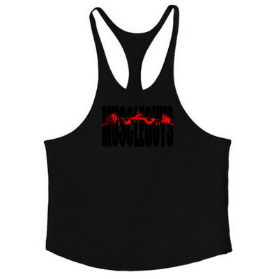 Brand Muške majice bez rukava za teretanu Bodybuilding Strenger Tanktop Fitness Muške majice bez rukava Y Back Tank Top muški pamučni prsluk za vježbanje