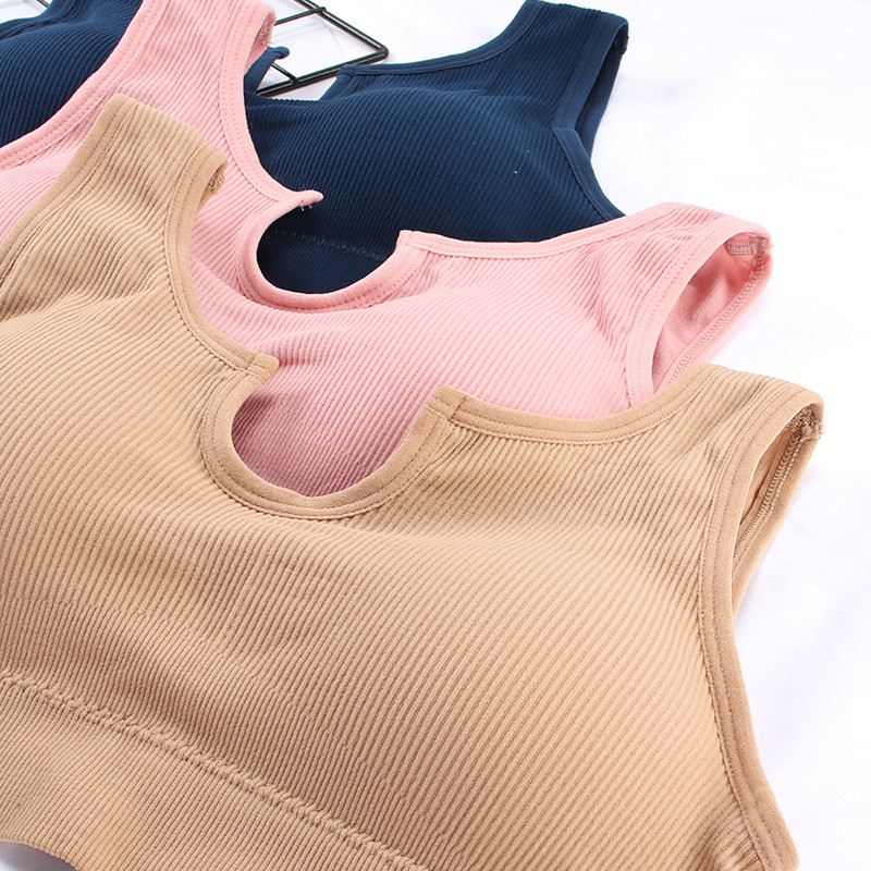 Moteriška sportinė liemenėlė su siūlais besiūliais jogos vamzdeliais Seksuali, didelė U formos graži nugara krūtinę apvyniojanti Push Up fitneso apatiniai drabužiai