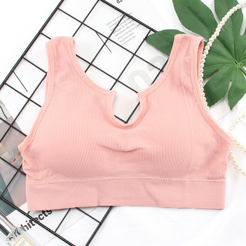 Moteriška sportinė liemenėlė su siūlais besiūliais jogos vamzdeliais Seksuali, didelė U formos graži nugara krūtinę apvyniojanti Push Up fitneso apatiniai drabužiai