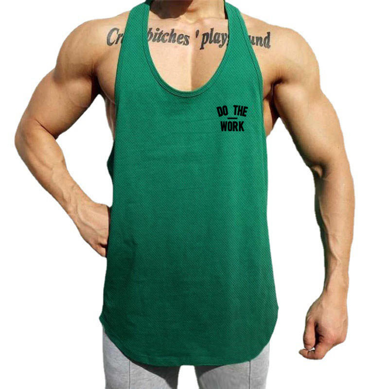 Running Vest Gyms Fitness Training Y-back Tank Top Ανδρικό Bodybuilding Μυϊκά Αμάνικα Μονά Ρούχα γυμναστικής