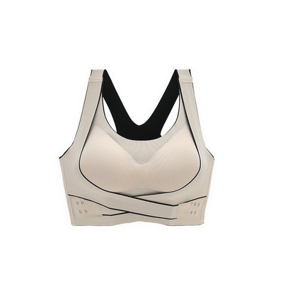 Kehahoiaku korrigeeriv õmblusteta rinnahoidja aluspesu naistele Push Up rinnahoidja põrutuskindel sportlik fitness vest pesu korsett seljarinnahoidja