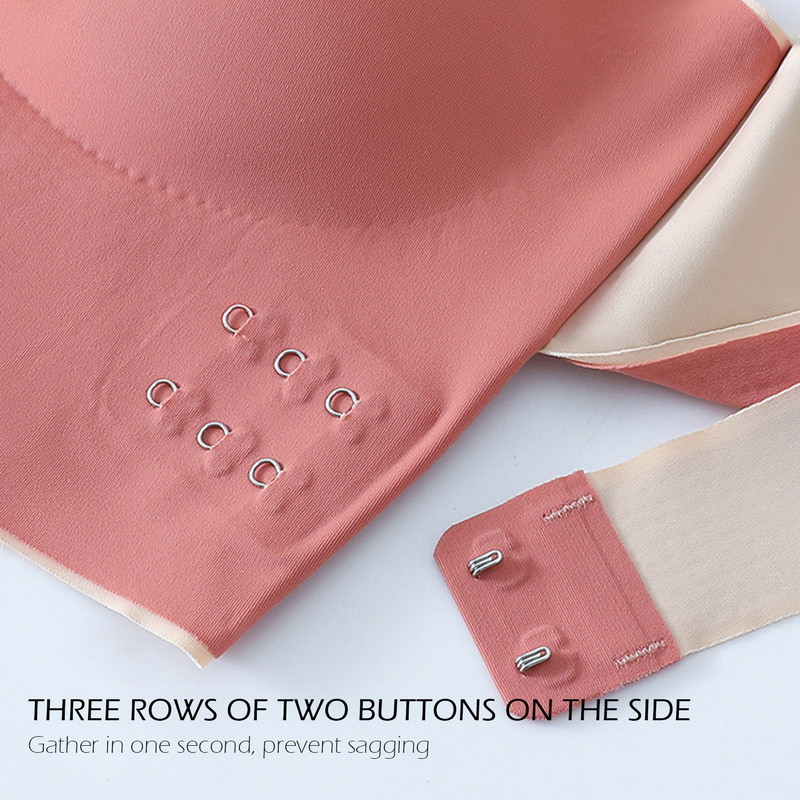 Kehahoiaku korrigeeriv õmblusteta rinnahoidja aluspesu naistele Push Up rinnahoidja põrutuskindel sportlik fitness vest pesu korsett seljarinnahoidja