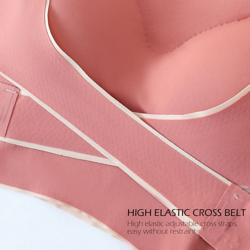 Kehahoiaku korrigeeriv õmblusteta rinnahoidja aluspesu naistele Push Up rinnahoidja põrutuskindel sportlik fitness vest pesu korsett seljarinnahoidja