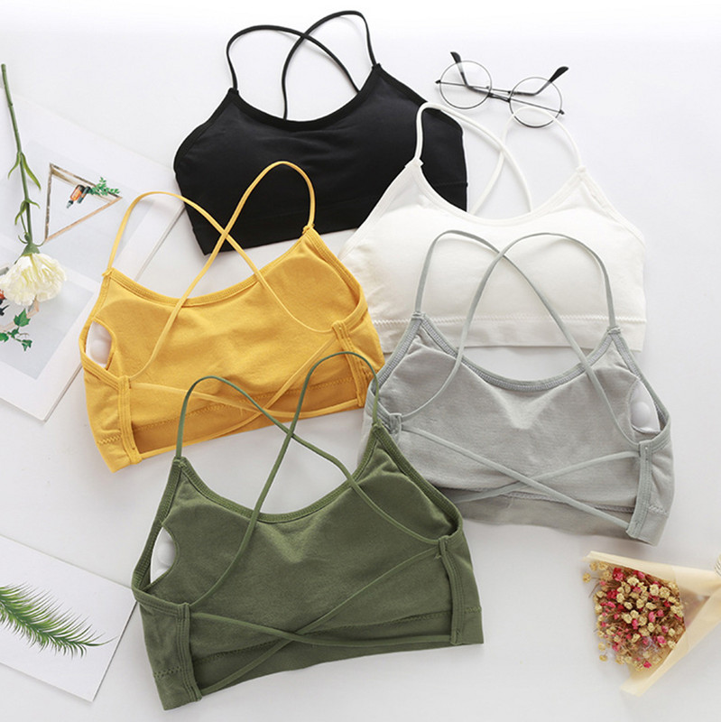 Αθλητικά σουτιέν χωρίς ραφή Γυναικεία τοπ Ασύρματα εσώρουχα Γυναικεία σέξι εσώρουχα αφαιρούμενα μαξιλαράκια Bralette Fitness Top