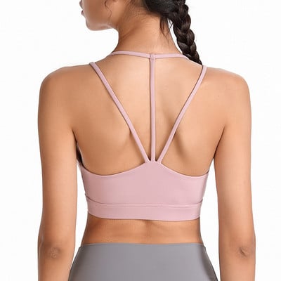 2021-es divatos női melltartó, légáteresztő sportmelltartó, izzadásgátló ütésálló sportmelltartó, jóga felső tornaterem, futás, fitnesz, edzés Sport felső