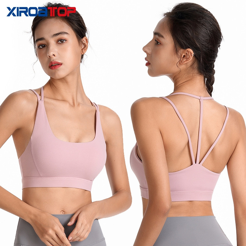 2021-es divatos női melltartó, légáteresztő sportmelltartó, izzadásgátló ütésálló sportmelltartó, jóga felső tornaterem, futás, fitnesz, edzés Sport felső