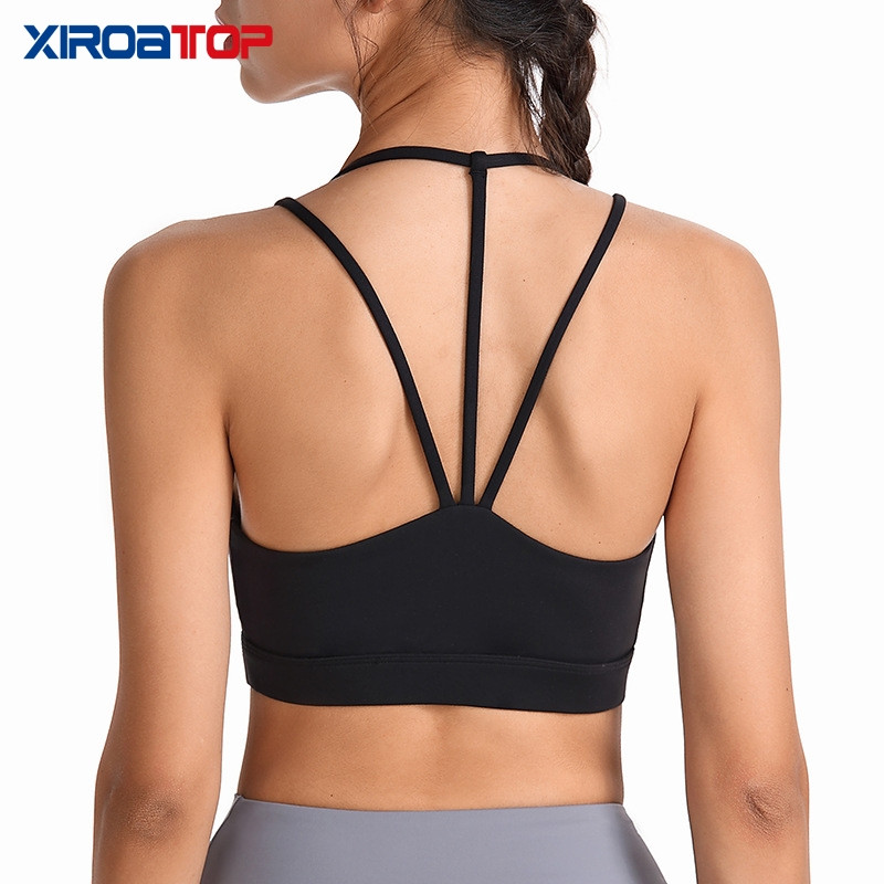 2021-es divatos női melltartó, légáteresztő sportmelltartó, izzadásgátló ütésálló sportmelltartó, jóga felső tornaterem, futás, fitnesz, edzés Sport felső