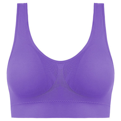 Bymermaids Plus Size Bešavni sportski grudnjak za trčanje Prozračno donje rublje Push up grudnjak Seksi donje rublje bez leđa Fitness joga majice S-4XL