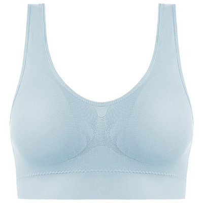 Bymermaids Plus Size Bešavni sportski grudnjak za trčanje Prozračno donje rublje Push up grudnjak Seksi donje rublje bez leđa Fitness joga majice S-4XL