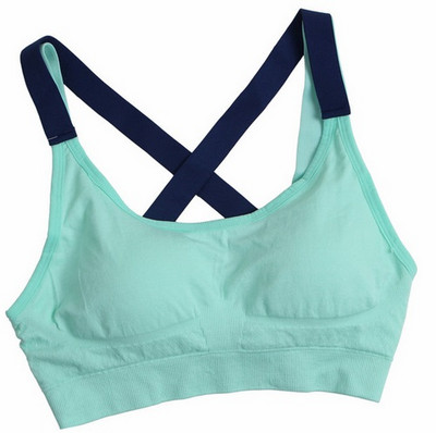 Új Női Sportmelltartó Szexi Gym Fitness Sport Nagy intenzitású kültéri Ütésálló futósport felső, légáteresztő fitness melltartó