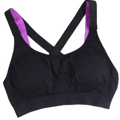 Új Női Sportmelltartó Szexi Gym Fitness Sport Nagy intenzitású kültéri Ütésálló futósport felső, légáteresztő fitness melltartó