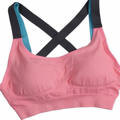 Új Női Sportmelltartó Szexi Gym Fitness Sport Nagy intenzitású kültéri Ütésálló futósport felső, légáteresztő fitness melltartó