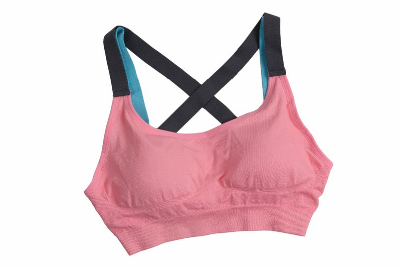 Új Női Sportmelltartó Szexi Gym Fitness Sport Nagy intenzitású kültéri Ütésálló futósport felső, légáteresztő fitness melltartó