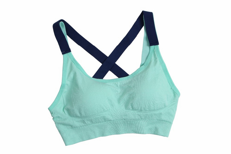 Új Női Sportmelltartó Szexi Gym Fitness Sport Nagy intenzitású kültéri Ütésálló futósport felső, légáteresztő fitness melltartó