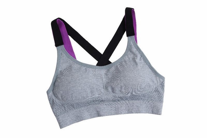 Új Női Sportmelltartó Szexi Gym Fitness Sport Nagy intenzitású kültéri Ütésálló futósport felső, légáteresztő fitness melltartó