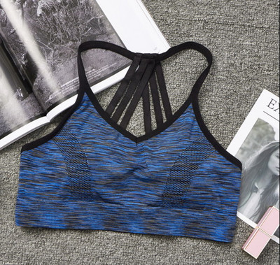 Légáteresztő Push Up sportmelltartók Nagy hatású futópárnázott női Szexi varrat nélküli melltartók Sport melltartó felső jóga fitnesz edzéshez Sport