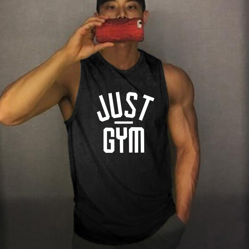 Trenažieru zāle Apģērbs Vīriešu kultūrisms Ātri nožūst Tīkla bezpiedurkņu veste Džemperis Fitnesa Treniņa Sporta Apģērba Topi Vīriešu