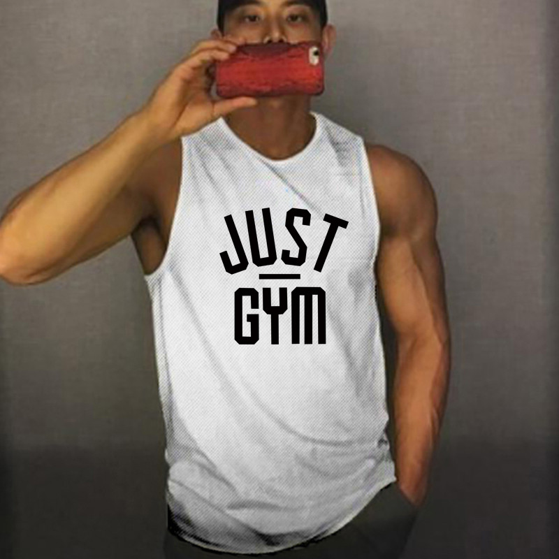 Trenažieru zāle Apģērbs Vīriešu kultūrisms Ātri nožūst Tīkla bezpiedurkņu veste Džemperis Fitnesa Treniņa Sporta Apģērba Topi Vīriešu