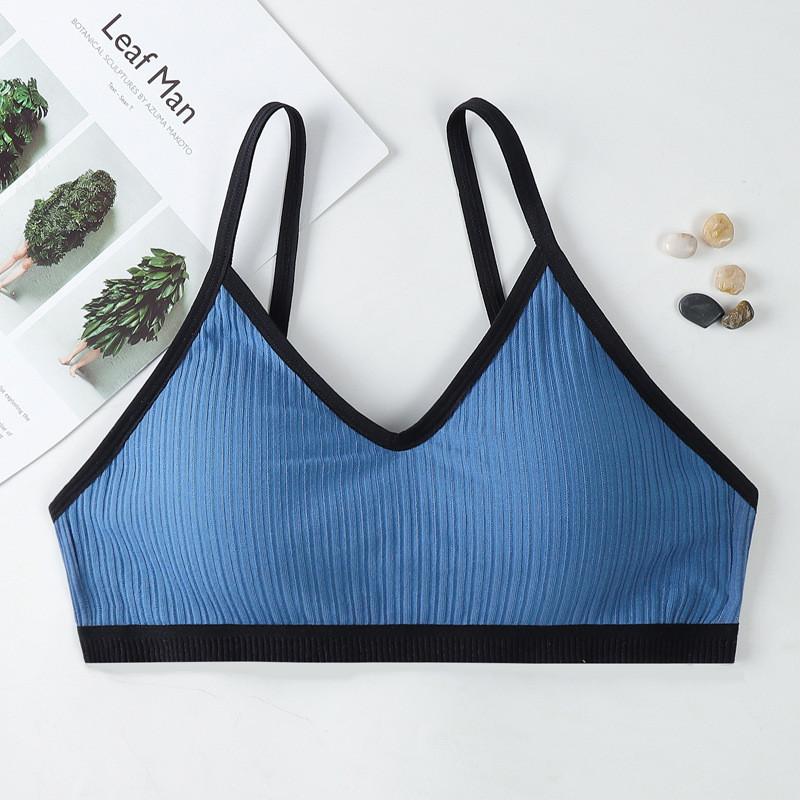 Szexi jóga sportmelltartó női mellkashoz Egy sor háromgombos Sling Vest Gym Fitness melltartó Gyűjts össze gyönyörű hátsó cső felső alsóneműt