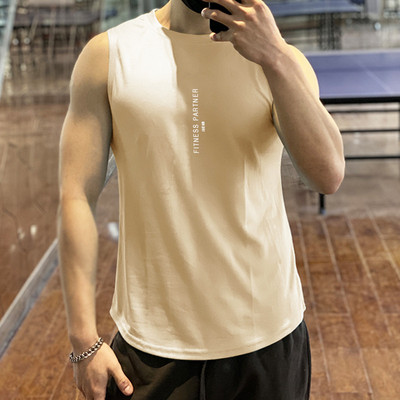 2022 Мрежа за бодибилдинг Потници за бягане Мъжки фитнес тренировка Фитнес риза без ръкави Мъжка бързосъхнеща долна тениска Лятна спортна жилетка