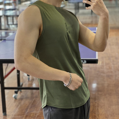 2022 Мрежа за бодибилдинг Потници за бягане Мъжки фитнес тренировка Фитнес риза без ръкави Мъжка бързосъхнеща долна тениска Лятна спортна жилетка