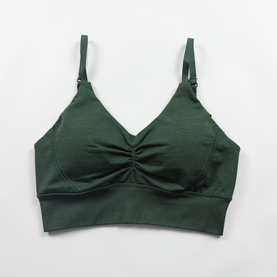 Ženski kabriolet Racerback sportski grudnjaci Effortless Micro Bralette Bešavni grudnjak za jogu Gym Crop Top Push Up sportski grudnjak Top za vježbanje
