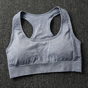 Vital Seamless Sportmelltartó Közepes tartású Running Racerback Jóga Melltartó Mellény típusú Melltartó Sport Női Fitness Melltartó Felső Aktív viselet
