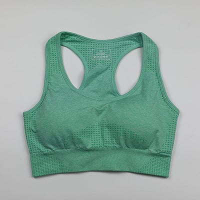 Vital Seamless Sportmelltartó Közepes tartású Running Racerback Jóga Melltartó Mellény típusú Melltartó Sport Női Fitness Melltartó Felső Aktív viselet