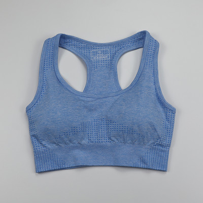 Vital Seamless Sportmelltartó Közepes tartású Running Racerback Jóga Melltartó Mellény típusú Melltartó Sport Női Fitness Melltartó Felső Aktív viselet