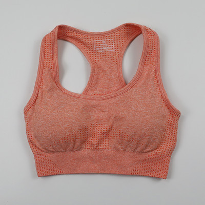 Vital Seamless Sportmelltartó Közepes tartású Running Racerback Jóga Melltartó Mellény típusú Melltartó Sport Női Fitness Melltartó Felső Aktív viselet