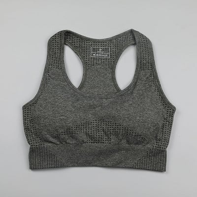 Vital Seamless Sportmelltartó Közepes tartású Running Racerback Jóga Melltartó Mellény típusú Melltartó Sport Női Fitness Melltartó Felső Aktív viselet