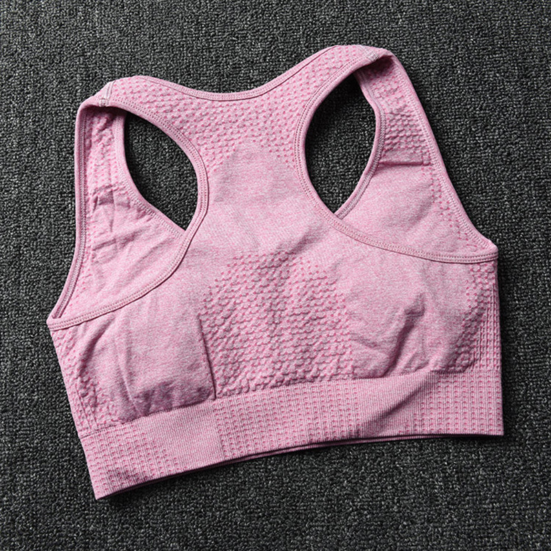 Vital Seamless Sportmelltartó Közepes tartású Running Racerback Jóga Melltartó Mellény típusú Melltartó Sport Női Fitness Melltartó Felső Aktív viselet