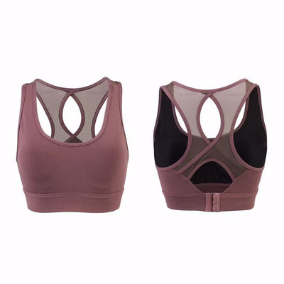 Γυναικείο αθλητικό σουτιέν Hollow Running Yoga Tops Gym Αντικραδασμικό Συγκέντρωση Αναπνεύσιμο μονοκόμματο στήθος για κορίτσι σέξι εσώρουχα γυμναστικής