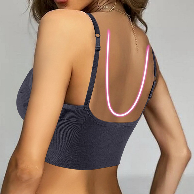 Γιλέκο Crop Top Γυναικεία Halter Μπλούζες Cross Strappy Sexy Tank Tops Γυναικείες πλεκτές μπλούζες ώμου για γυναίκες 2022 Summer Sports