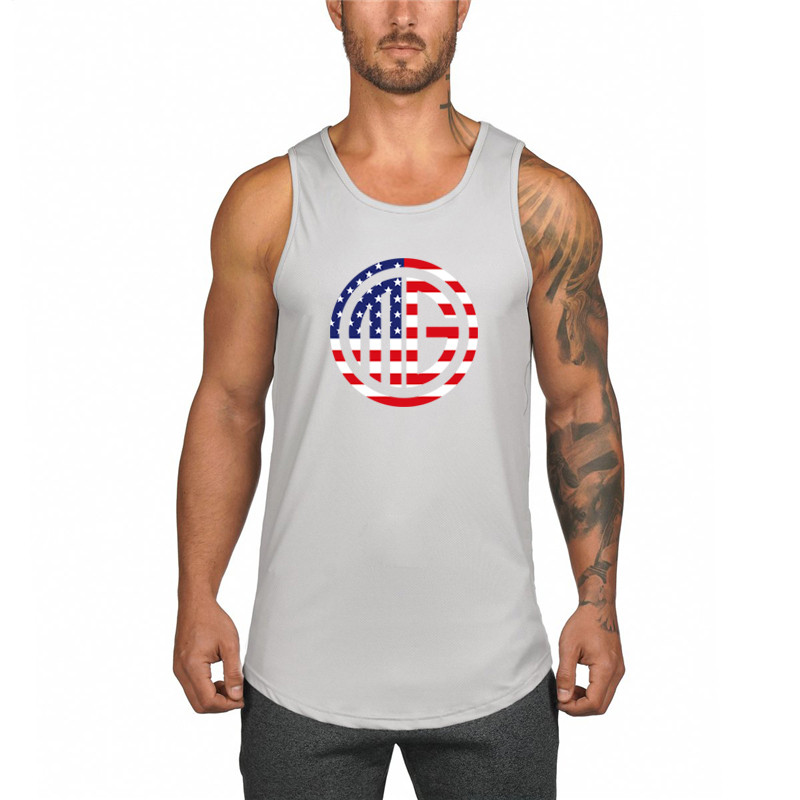 Muška majica bez rukava Bodybuilding Stringer Singlet Gym Potkošulja bez rukava Muški mrežasti fitnes prsluk Sportska odjeća Majica bez rukava za vježbanje