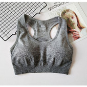 LANTECH jóga melltartó sportruházat Push Up futó sportmelltartó felső párnázott edzés edzés Aktív kocogó Női Fitness Gym Melltartó Ombre