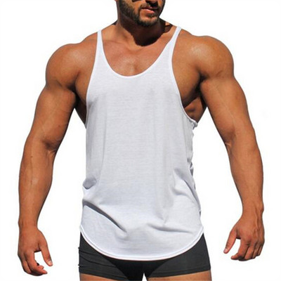 Breathable Mens Running Vest Tops Gym Bodybuilding Sleeveless Fitness Tank Tops Men Musculation Ropa